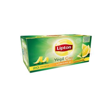 LIPTON YEŞİL ÇAY LİMONLU 20'li